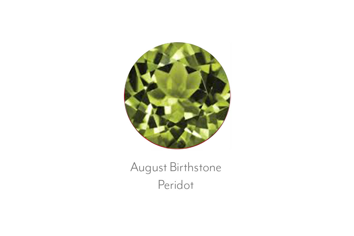 August birthstone is Peridot