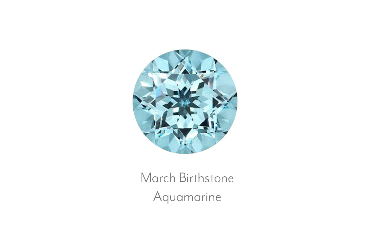 March birthstone is Aquamarine