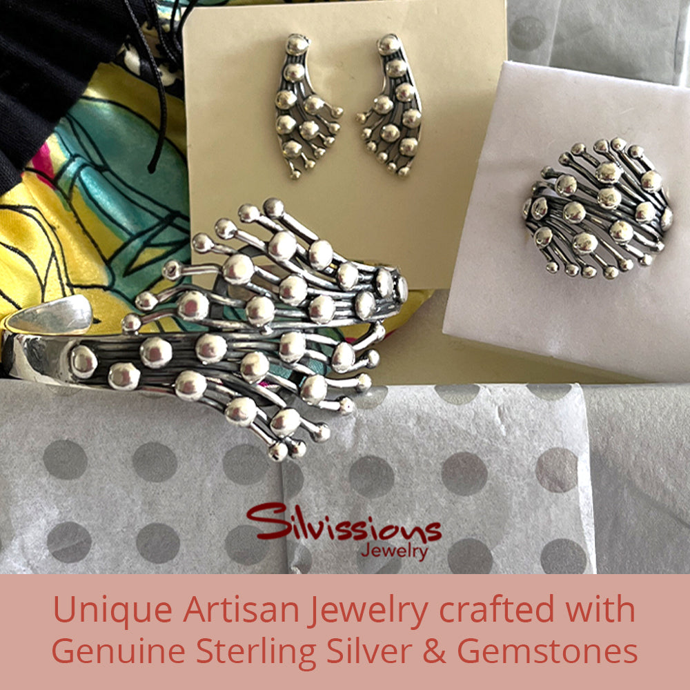 Gift Ideas for Women handcrafted in Sterling Silver and Gemstones