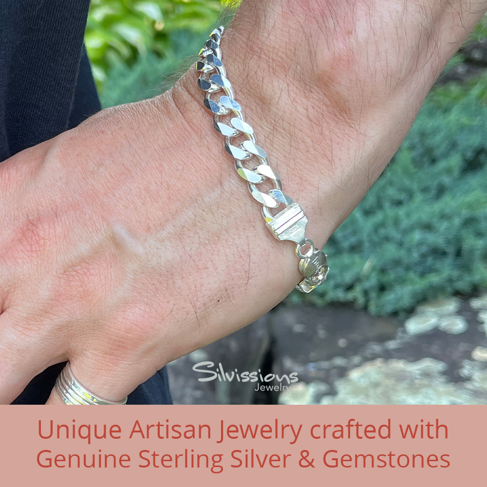 Gift Ideas for Men handcrafted in Sterling Silver and Gemstones