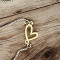 Adjustable Bracelet - Open Heart