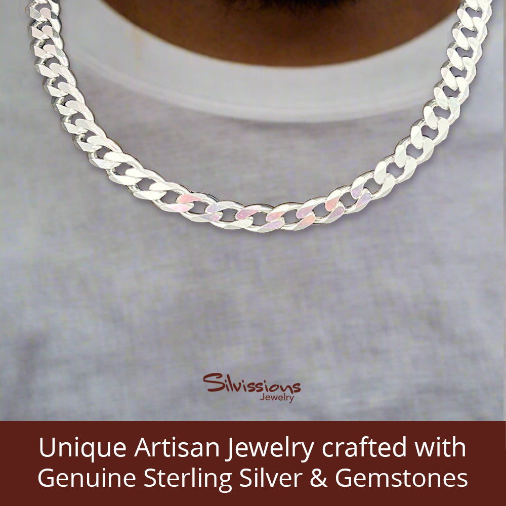 cuban-link-necklace for-men-sterling-silver-silvissions-jewelry.com