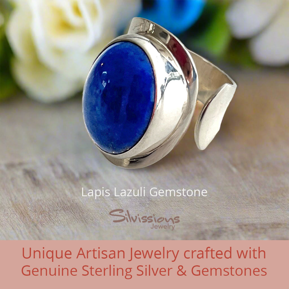 dark-blue-gemstone-ring-lapis-lazuli-sterling-silver-silvissions-jewelry.com