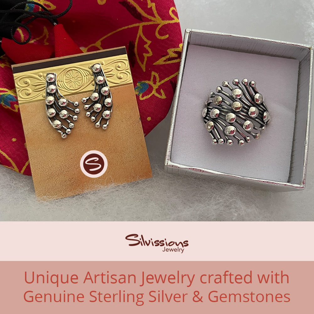 earrings-and-ring-set-gift-idea-sterling-silver-silvissions-jewelry.com