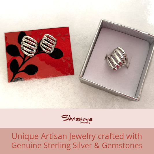 earrings-and-ring-set-gift-idea-sterling-silver-silvissions-jewelry.com