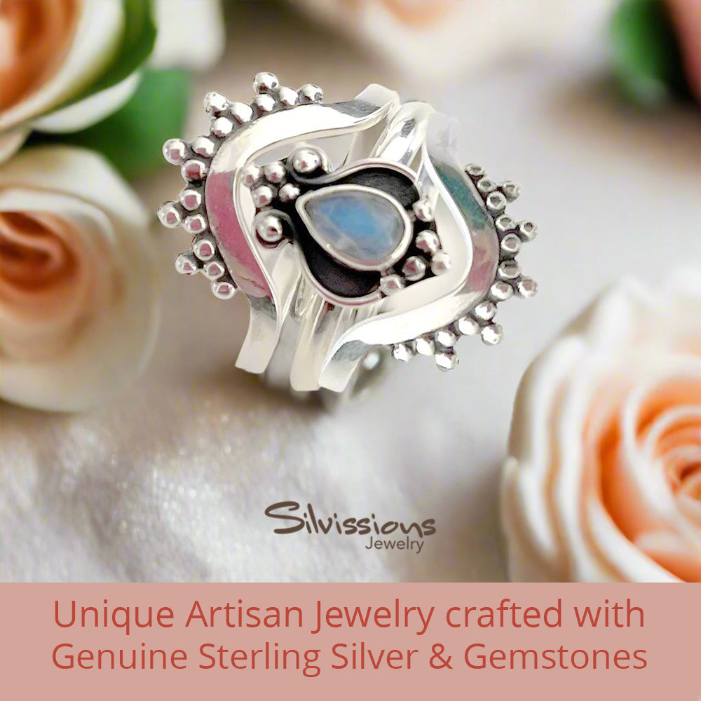 gemstone-ring-for-women-rainbow-moonstone-sterling-silver-silvissions-jewelry.com-halo