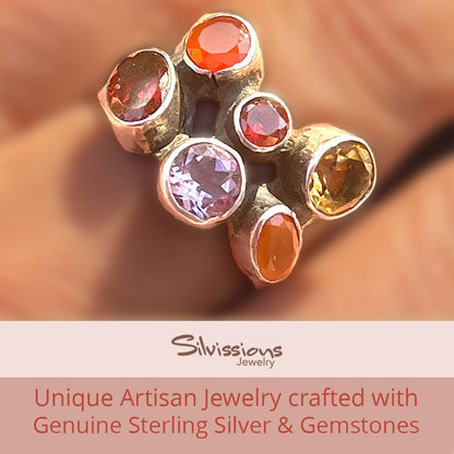 gemstone-rings-for-women-in-sterling-silver-silvissions-jewelry.com-girl