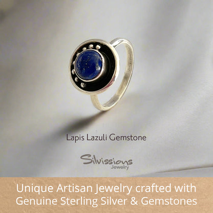 gemstone-rings-lapis-lazuli-sterling-silver-silvissions-jewelry.com