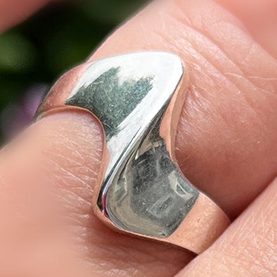 Handcrafted Ring - Swirl in Sterling Silver