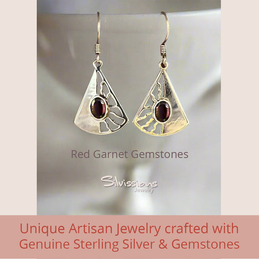 silver-dangle-earrings-red-garnet-gemstone-silvissions-jewelry.com