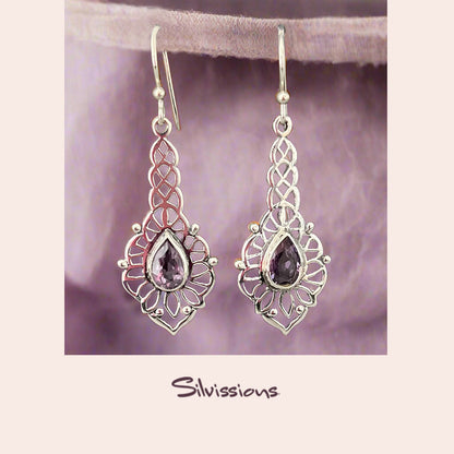 sterling-silver-dangle-earrings-amethyst-gemstone-silvission-jewelry.com-E-4