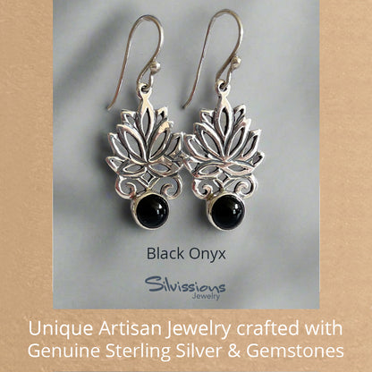 sterling-silver-dangle-earrings-black-onyxe-gemstones-silvission-jewelry.com