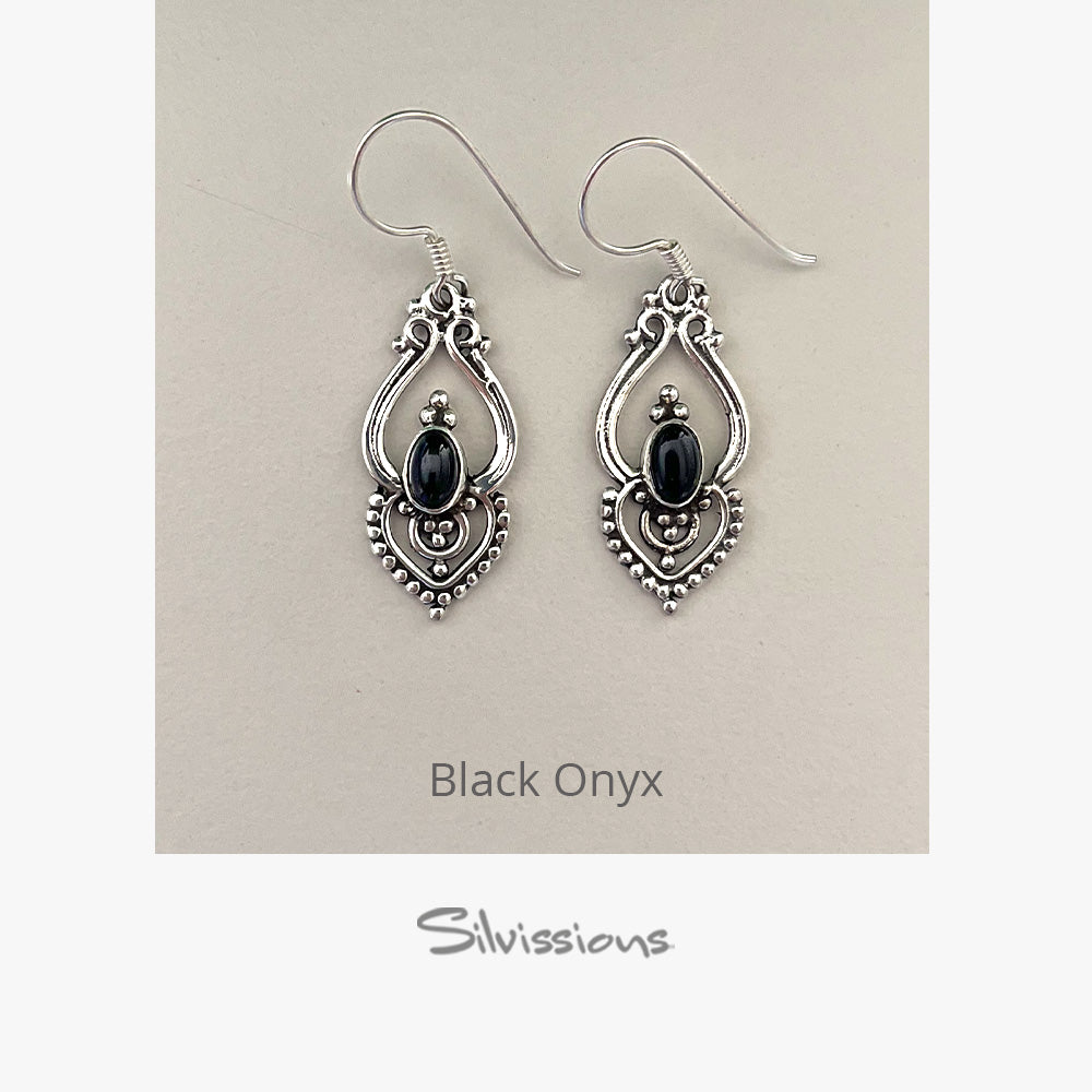 sterling-silver-dangle-earrings-for-women-black-onyx-gemstone-E-15