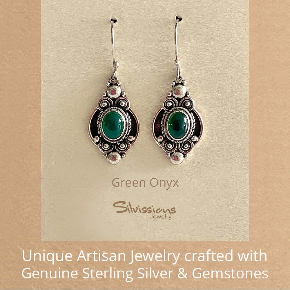 sterling-silver-dangle-earrings-green-onyx-gemstone-silvissions-jewelry.com