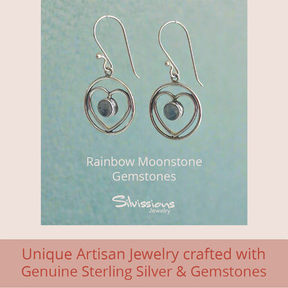 sterling-silver-dangle-earrings-hearts-rainbow-moonstone-gemstones-silvissions-jewelry.com