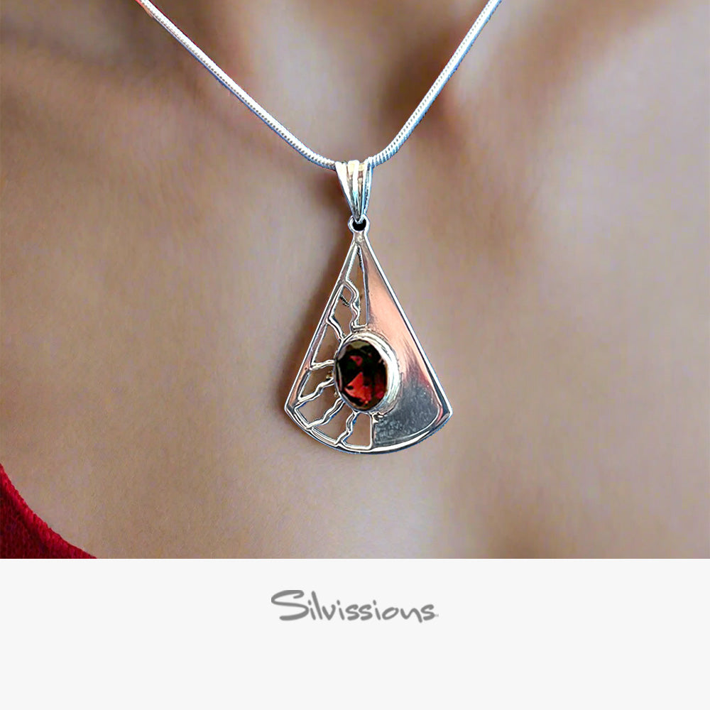 sterling-silver-gemstnoe-pendant-necklace-red-garnet-P-13-girl-height-1000-width-1000