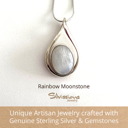 sterling-silver-gemstone-necklace-pendant-rainbow-moonstone-silvissions-jewelry.com