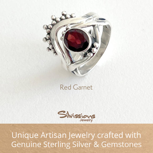 sterling-silver-gemstone-rings-red-garnet-stackable-silvissions-jewelry.com