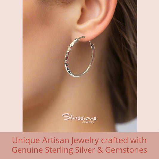 sterling-silver-hoop-earrings-for-women-small-silvissions-jewelry.com-girl-E-32