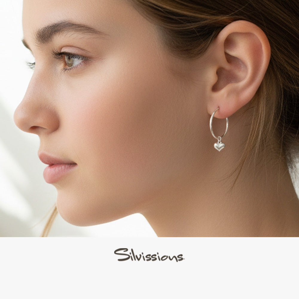 Handmade Sterling Silver Classic Hoops