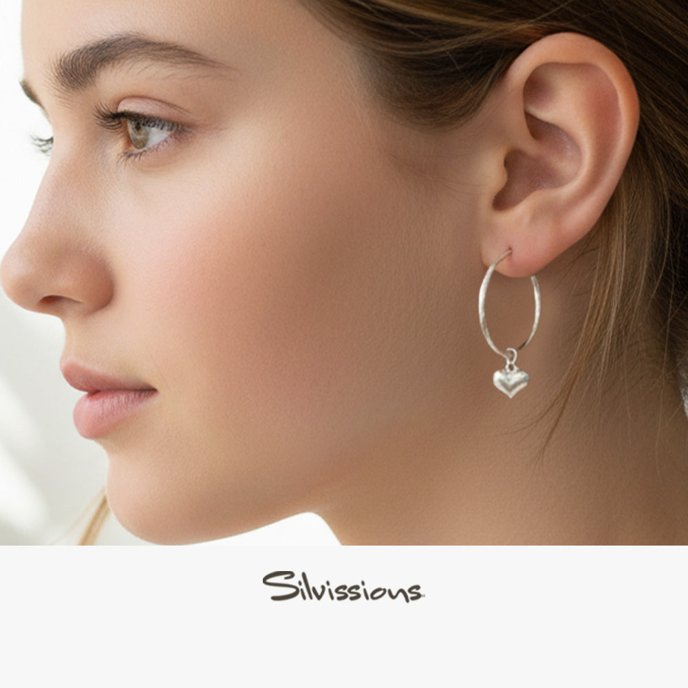 Handmade Sterling Silver Classic Hoops