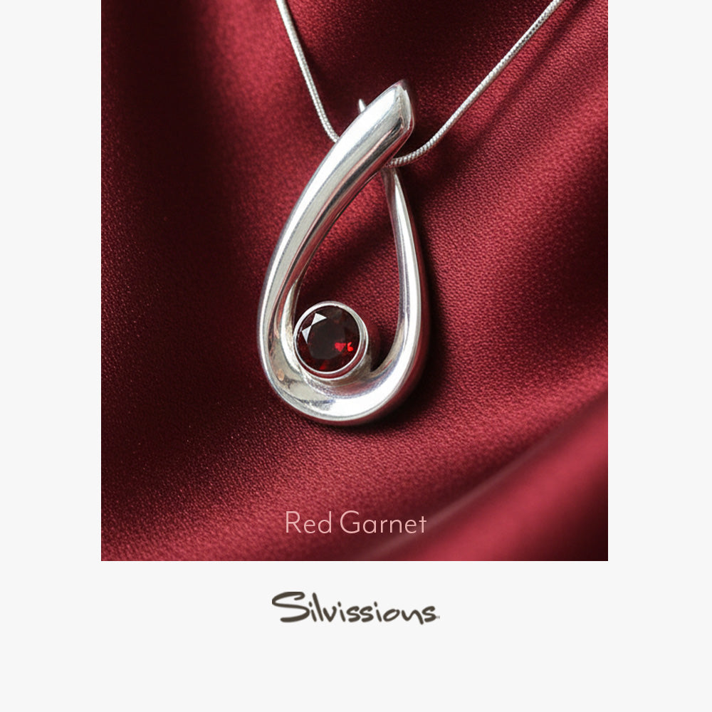 sterling-silver-red-garnet-gemstone-pendant-necklace-silvissions-jewelry.com-classy-gems-P-8