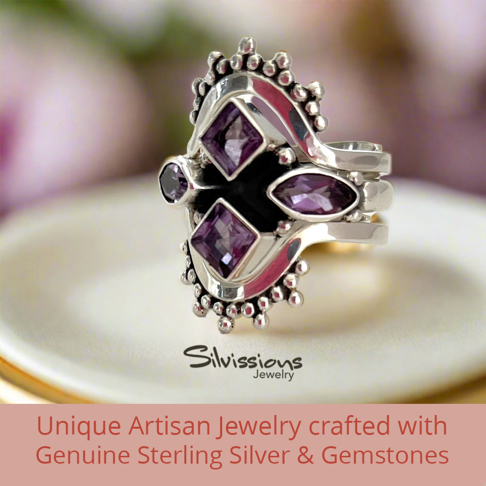 sterling-silver-rings-for-women-amethyst-gemstone-silvissions-jewelry.com