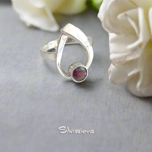 sterling-silver-rings-january-birthstone-red-garnet-gemstones-R-49