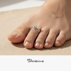 Sterling silver toe ring